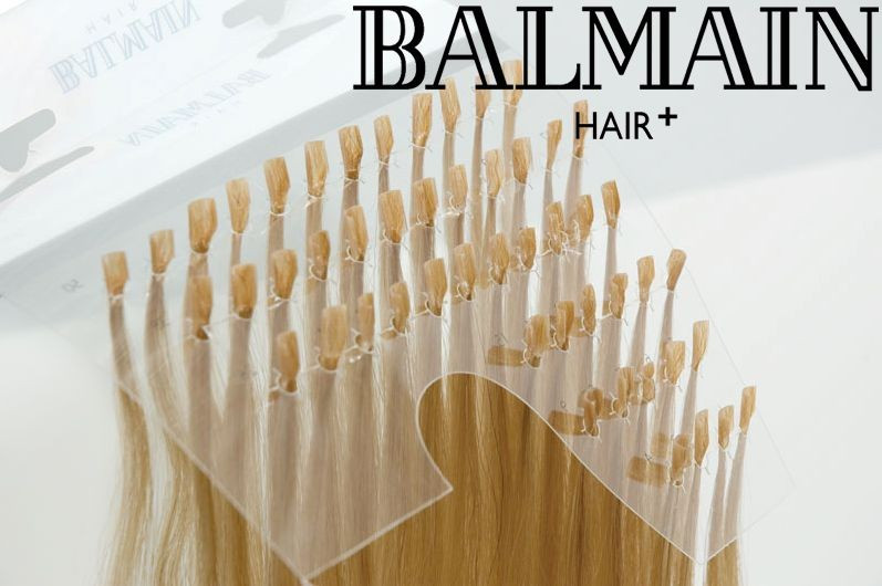 Balmain Extensions Valuepack HH 50 Stück 55cm L10 / 613 Super Light Blonde Natural Straight