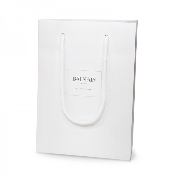 Balmain Medium Black Paper Balmain Bag 25x35 - Tragetasche wird in schwarz geliefert