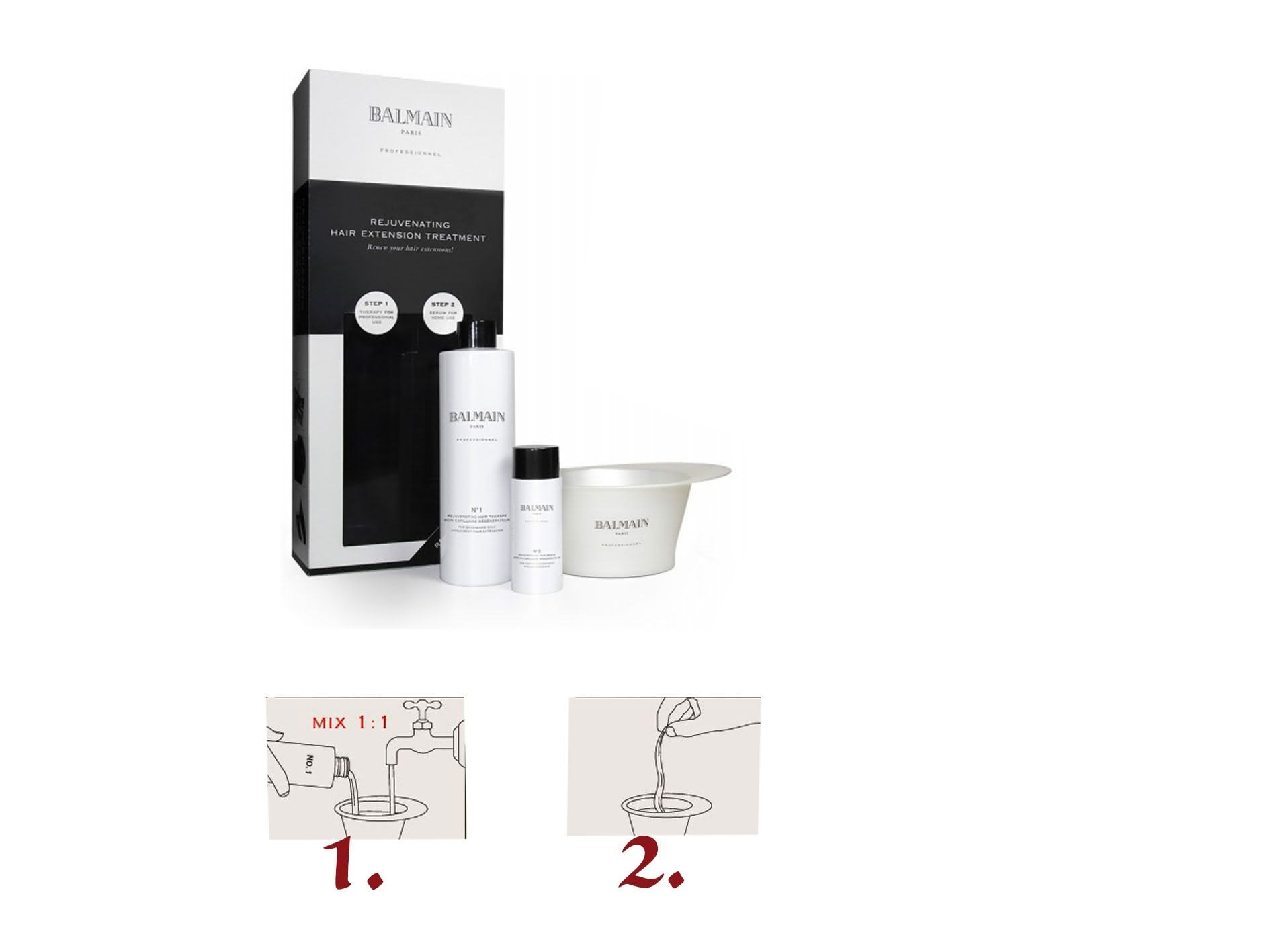Balmain Rejuvenating Extensions Treatment Set - Haarkur